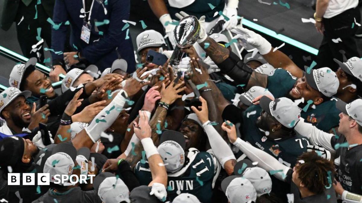 Eagles outclass Chiefs to win Super Bowl - in pictures