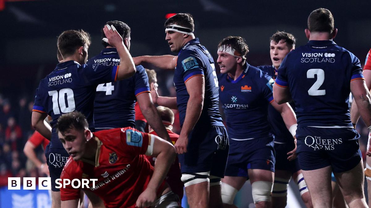 Edinburgh back in play-off places with Munster win