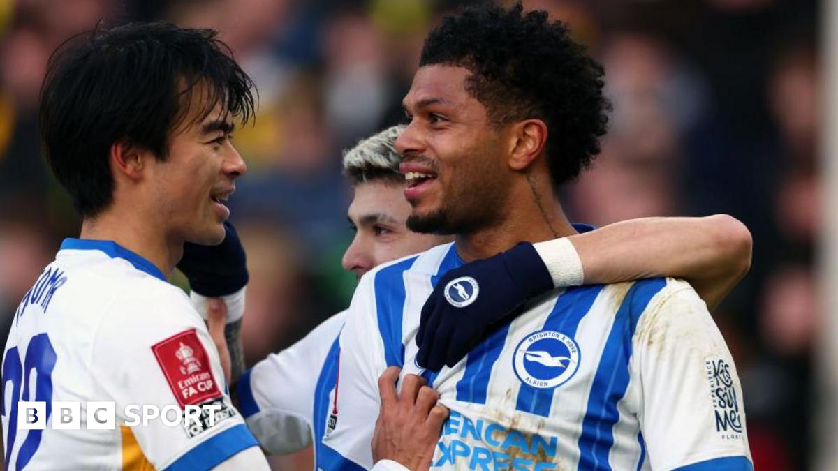 Norwich City 0-4 Brighton & Hove Albion: Seagulls eye FA Cup run