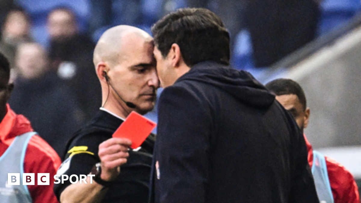 Paulo Fonseca: Lyon boss handed nine-month ban for confronting referee