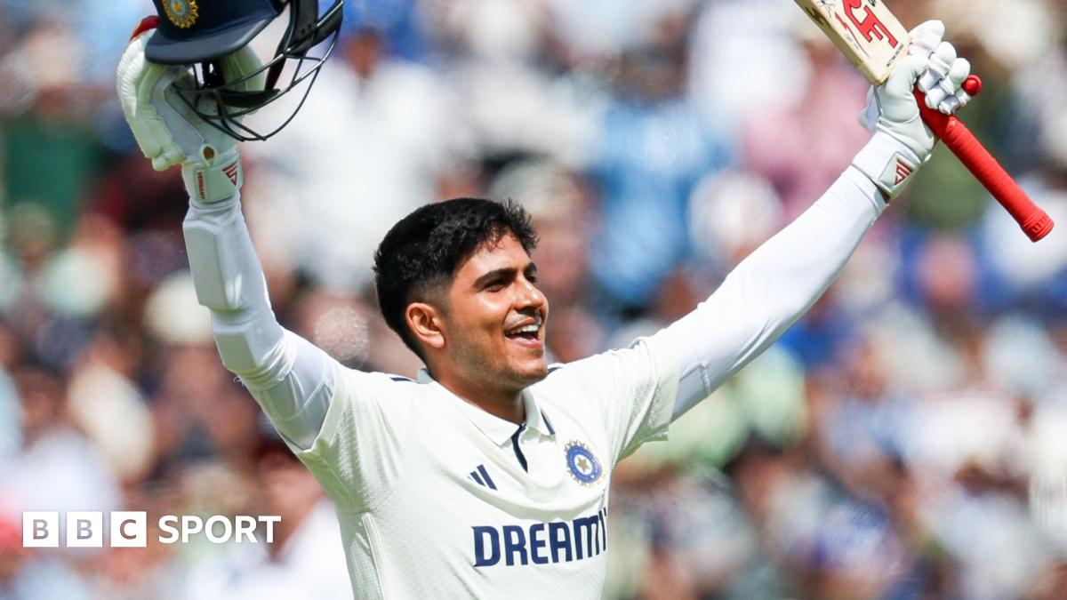 England lose top-order wickets after Gill's 269