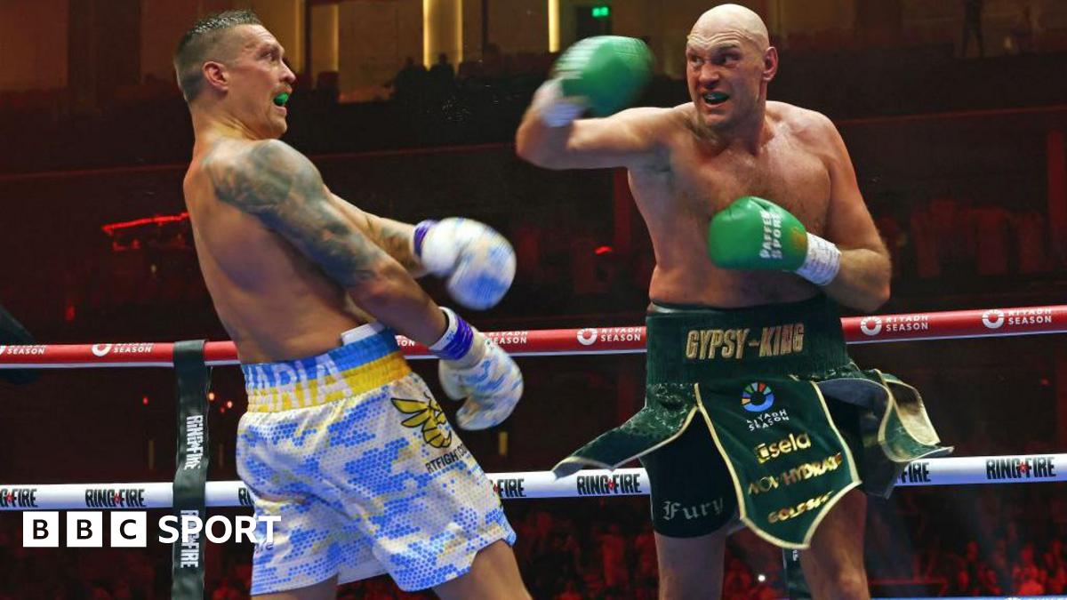 Tyson Fury vs Oleksandr Usyk rematch on 21 December says Saudi official -  BBC Sport