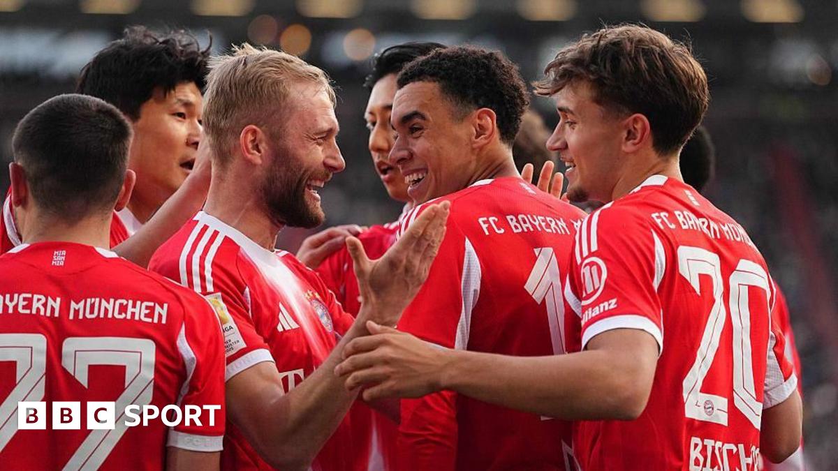 St Pauli 0-5 Bayern Munich: Vincent Kompany’s side break Bundesliga goals record to go 12 points clear