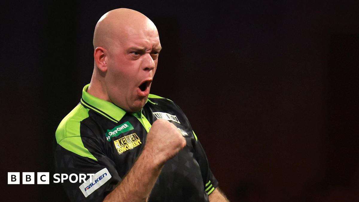 Van Gerwen through to round two at PDC Worlds