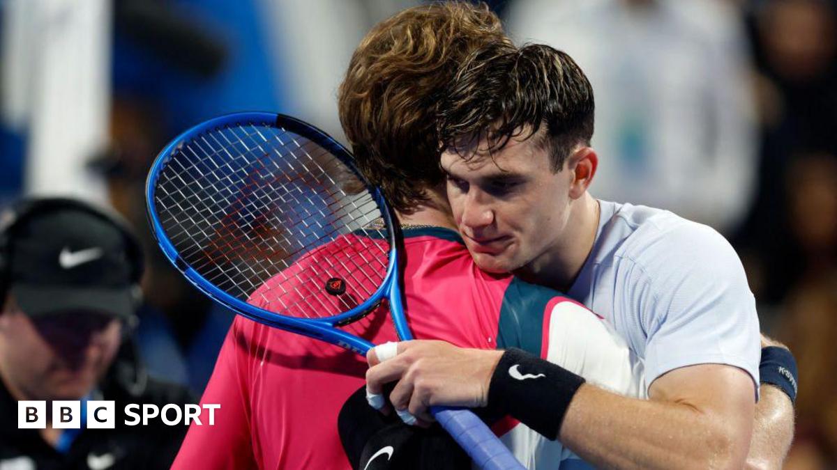 Qatar Open final: Britain’s Jack Draper beaten by Andrey Rublev in three sets