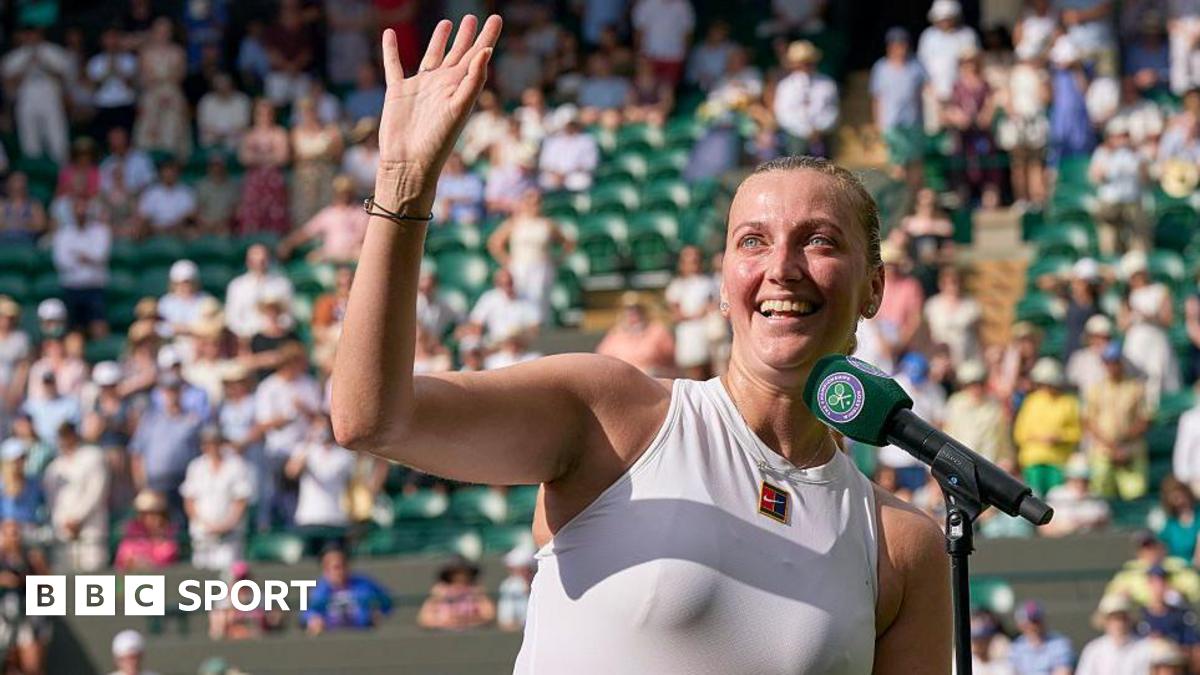 Kvitova bids 'Wimby' goodbye after two trophies and a proposal