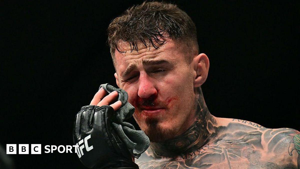 'Why are you booing?' - Furious Aspinall retains UFC title after eye poke 'Why are you booing?' - Furious Aspinall retains UFC title after eye poke