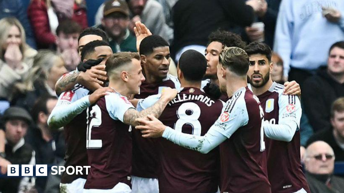 Preston 0-3 Aston Villa: Marcus Rashford scored his first two goals as visitors reach FA Cup semi-finals.