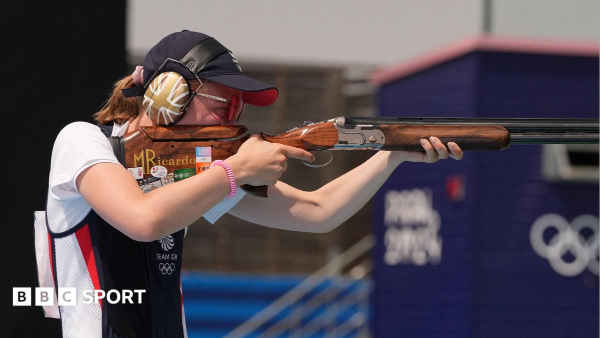 Shooting: Great Britain's Lucy Hall recovers after setback in