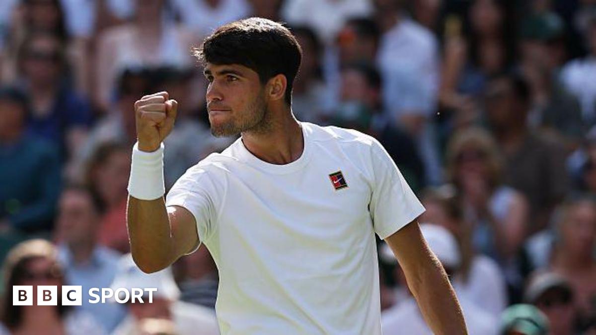 'That was stressful' - Alcaraz beats Struff to reach round four