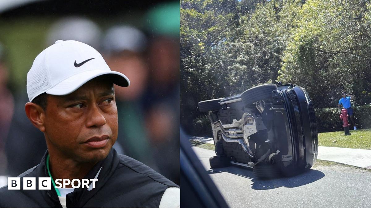 Auto-ongeluk Tiger Woods: Golfer beschuldigd van rijden onder invloed