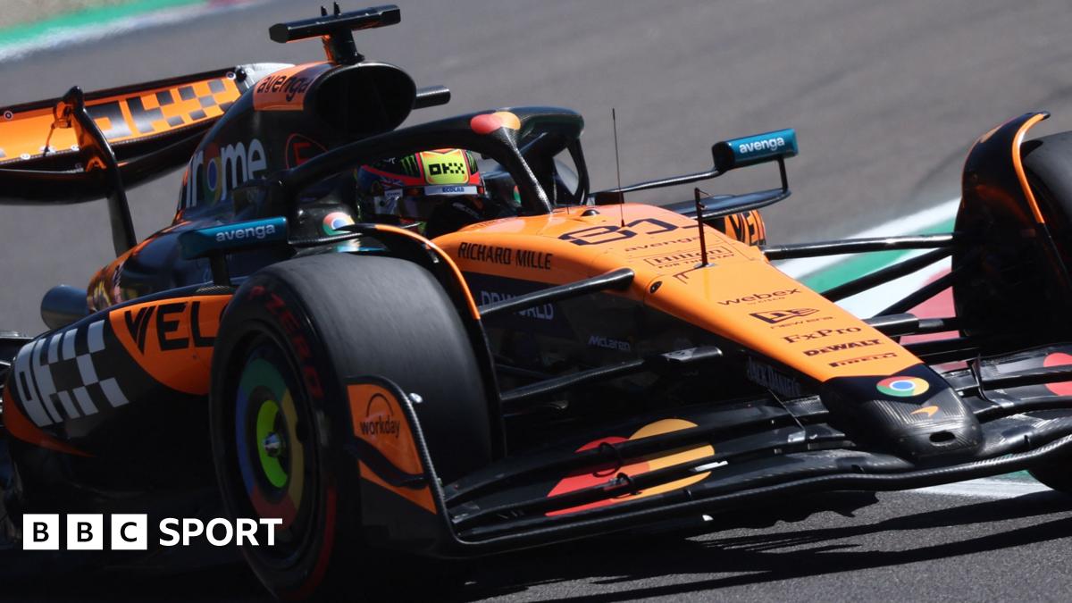 Piastri leads McLaren one-two in Imola practice