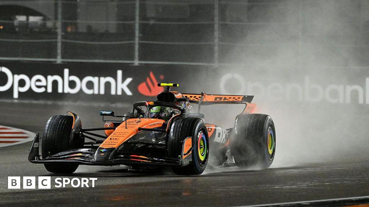 Norris On Vegas Pole With Title Rival Piastri Fifth