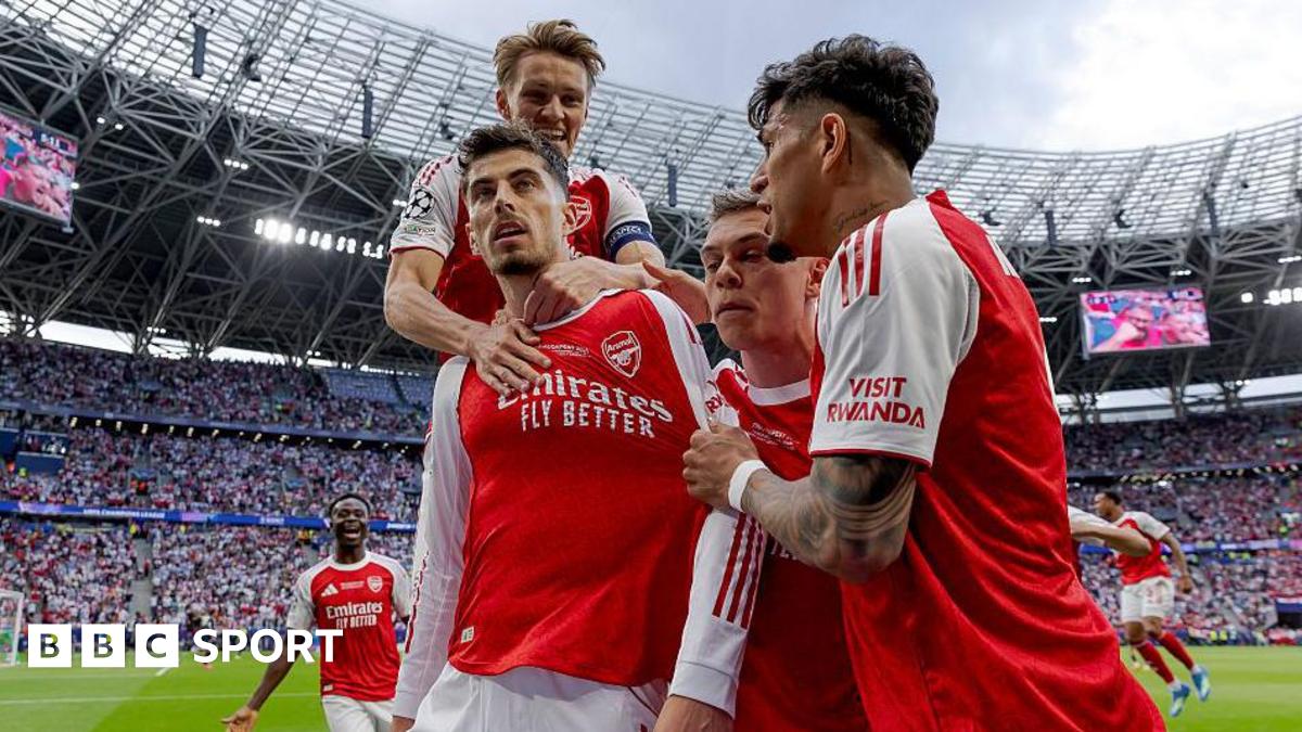 Listen to BBC Radio 5 Live commentary, follow live text updates and track the latest match stats as Arsenal take on Paris Saint-Germain in the UEFA Champions League final in Budapest.