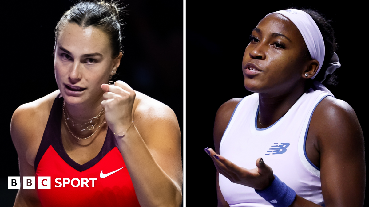 Sabalenka dominates but Gauff struggles on serve at WTA Finals