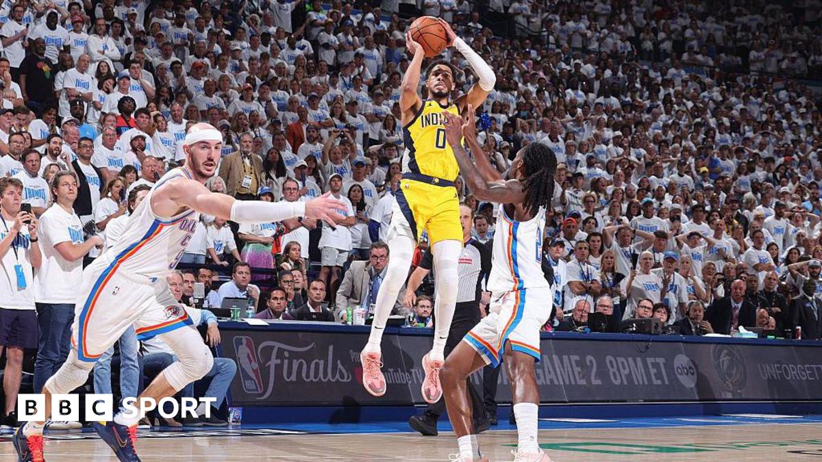 NBA Finals: Tyrese Haliburton gives Indiana Pacers win over Oklahoma City Thunder in game one NBA Finals: Tyrese Haliburton gives Indiana Pacers win over Oklahoma City Thunder in game one