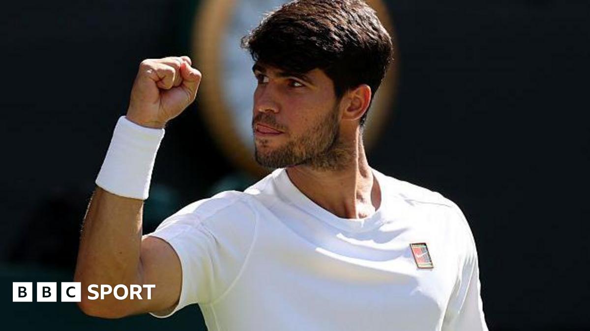 'Calm' Alcaraz into third successive Wimbledon final