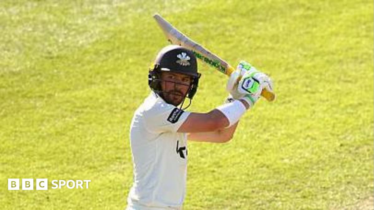 County Championship: Burns leads Surrey fightback v Glamorgan