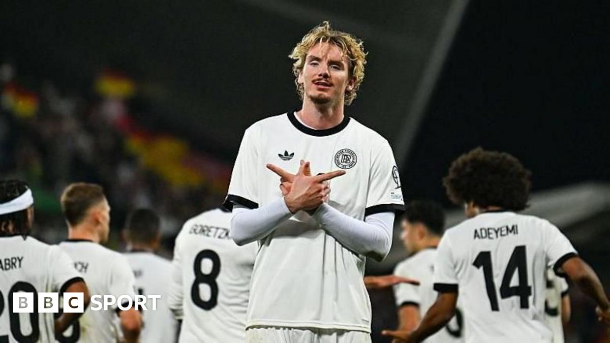 **Headline:** Newcastle United's Star Striker Shines on International Stage, Breaking Goal Drought for Germany.