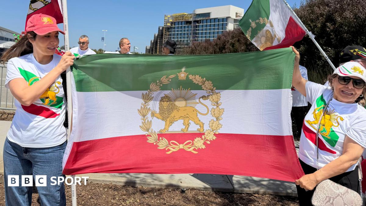 The flag Iranians are not allowed to wave at the W