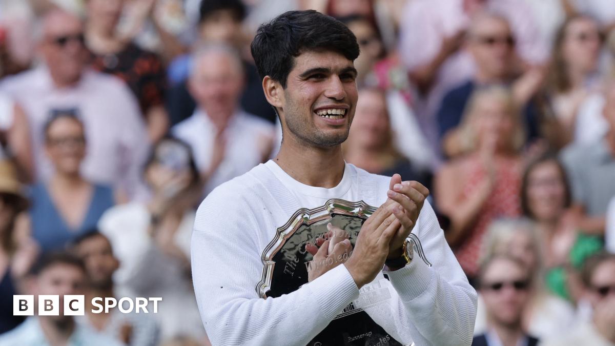 Why 'happy' Alcaraz still smiled after Wimbledon loss
