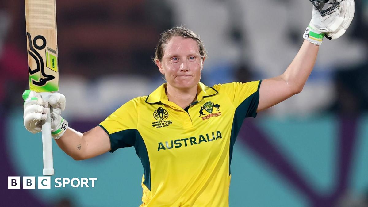 Healy hammers another ton as Australia reach semis