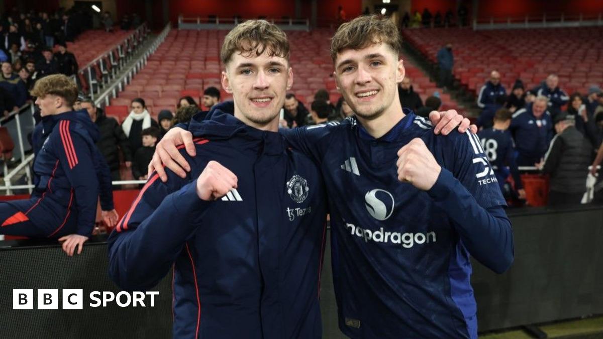 Their dad's the new interim boss - meet Man Utd teenage twins Tyler and Jack Fletcher