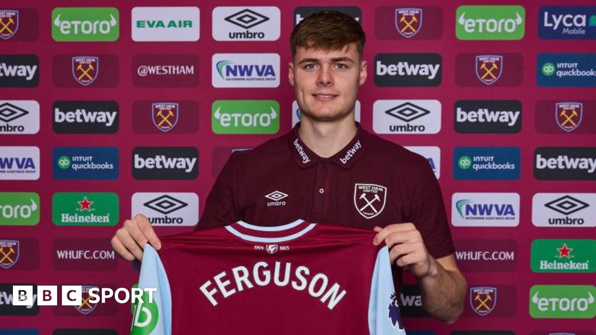 Brighton striker Ferguson joins West Ham on loan