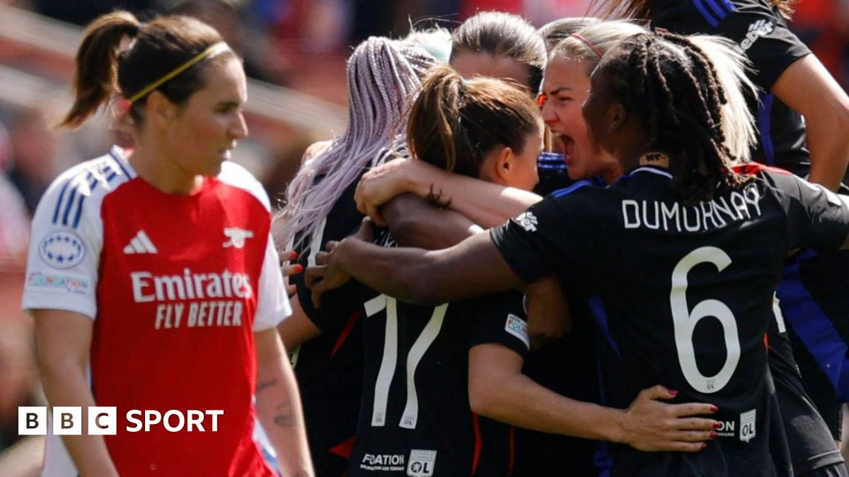 Arsenal 1 2 Lyon Gunners beaten in Women's Champions League semi final