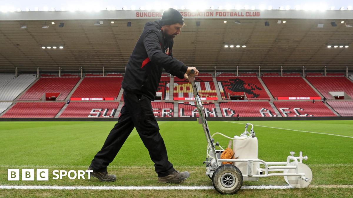 BBC Sport 선덜랜드 vs 리즈 유나이티드 라이브 페이지 이미지