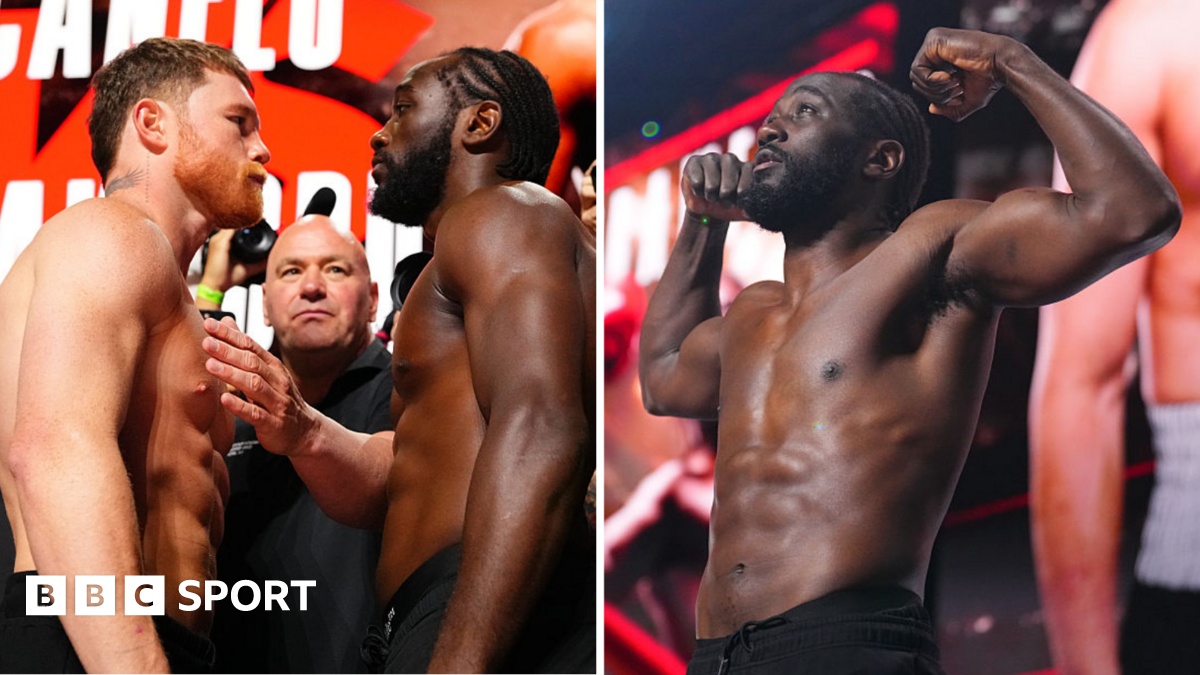 Ripped Crawford jeered relentlessly at Vegas weigh-in