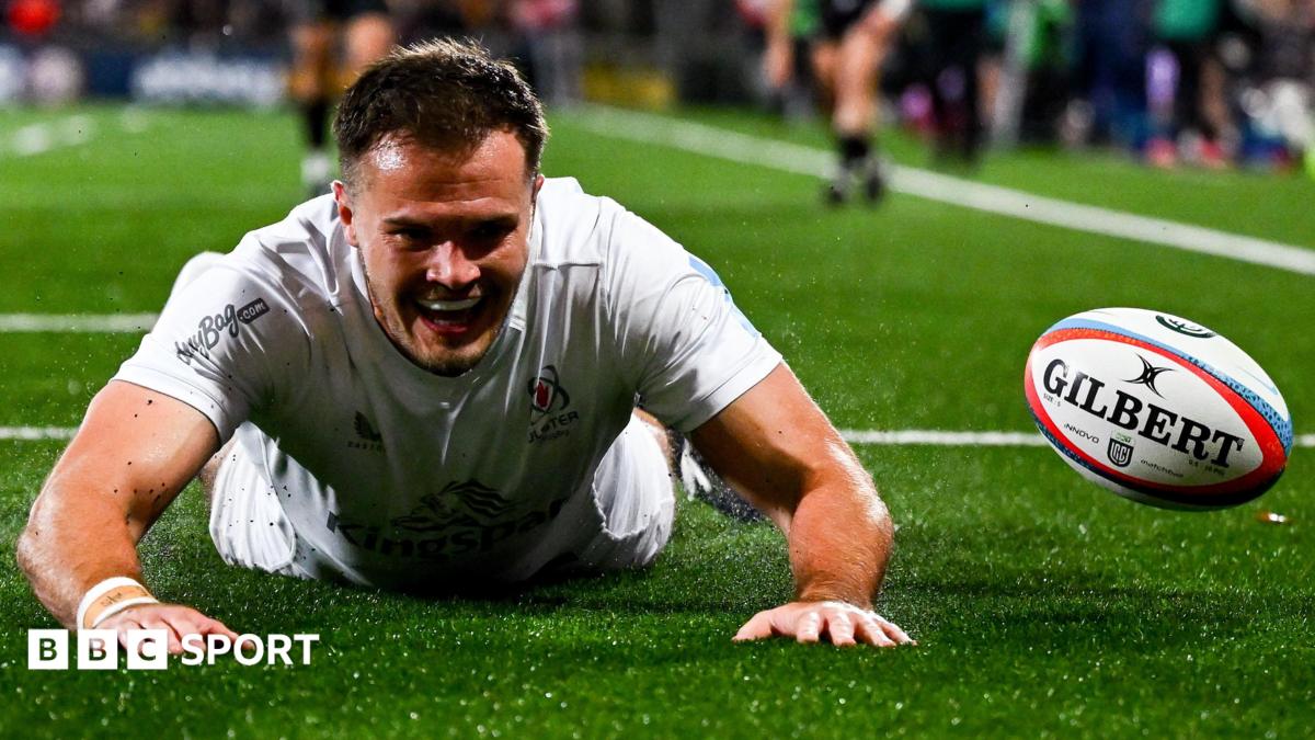 United Rugby Championship: Ulster 36-12 Ospreys - Jacob Stockdale ...