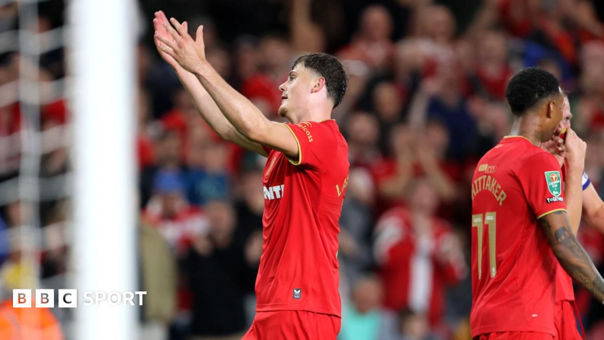 BBC Sport EFL Cup: Boro lead Wrexham; Wolves beat Port Vale - radio & live text League Cup Scores and fixtures