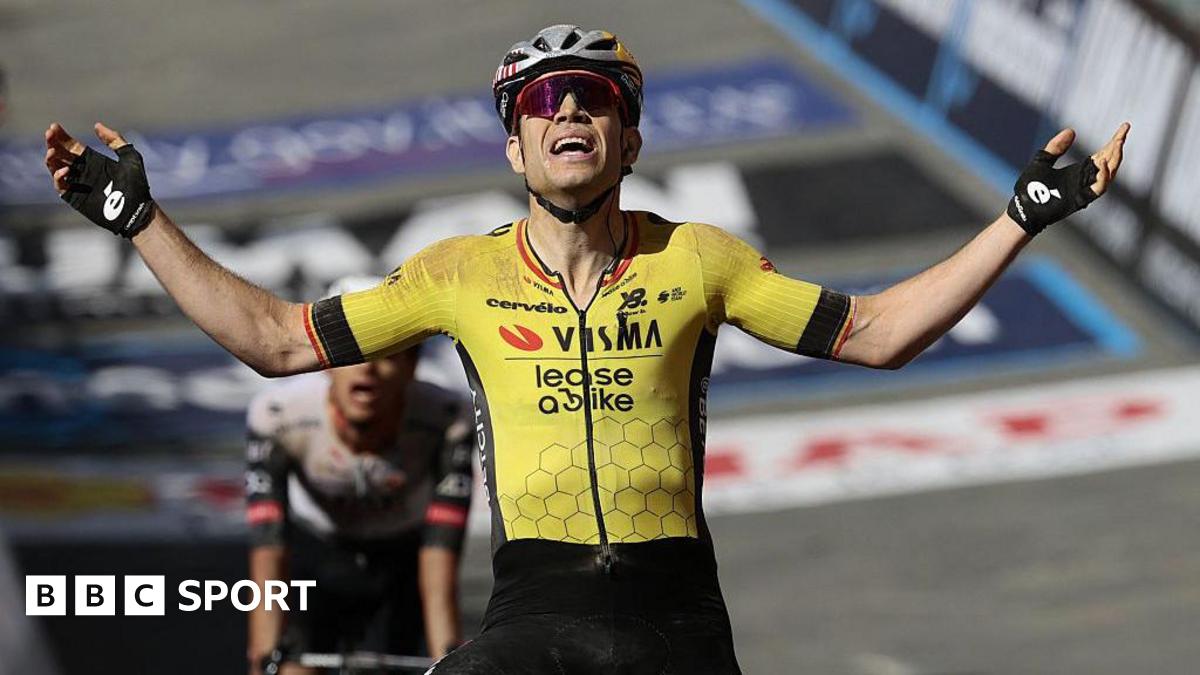 Van Aert wins Giro stage nine as Roglic & Pidcock crash