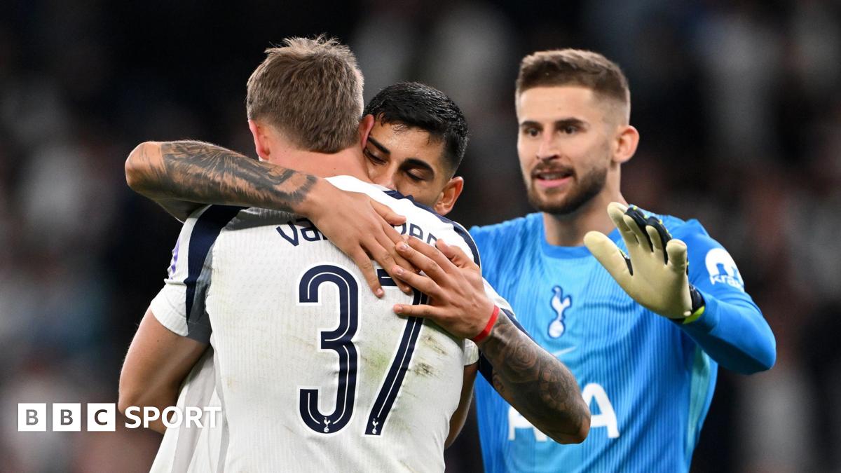 Tottenham 1-0 Villarreal: Micky van de Ven and Lucas Bergvall on Champions League victory - BBC