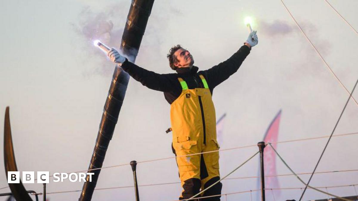 Dalin sets new record to win Vendee Globe race