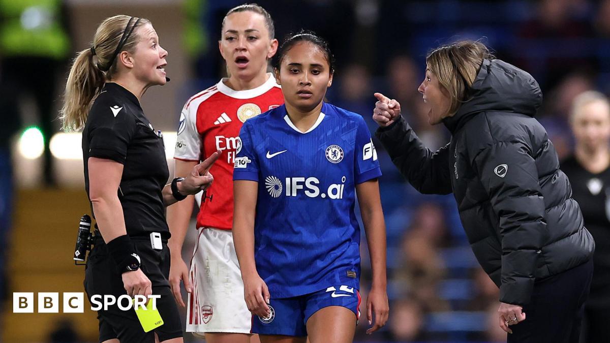 Sonia Bompastor: Chelsea boss slams VAR as Katie McCabe avoids red card for hair pull
