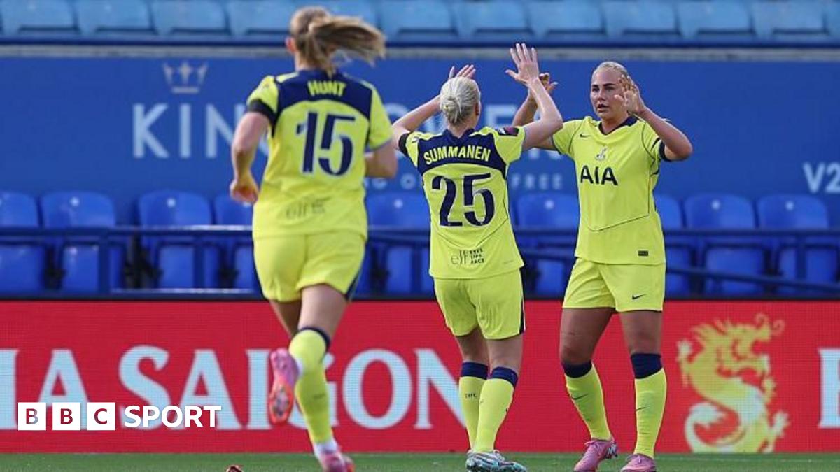 Leicester City vs Tottenham Hotspur: Women's Super League stats & head-to-head - BBC