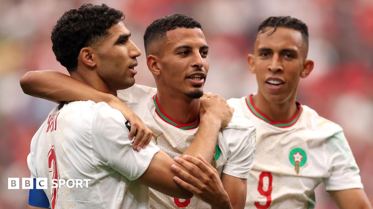BBC Sport Ounahi gives Morocco lead over Canada in first of World Cup last-16 ties