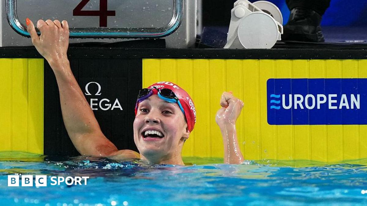 GB's Evans wins European gold in 100m breaststroke