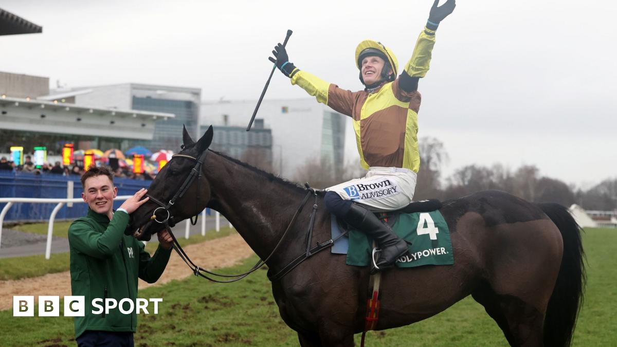 Galopin Des Champs wins third Irish Gold Cup at Leopardstown