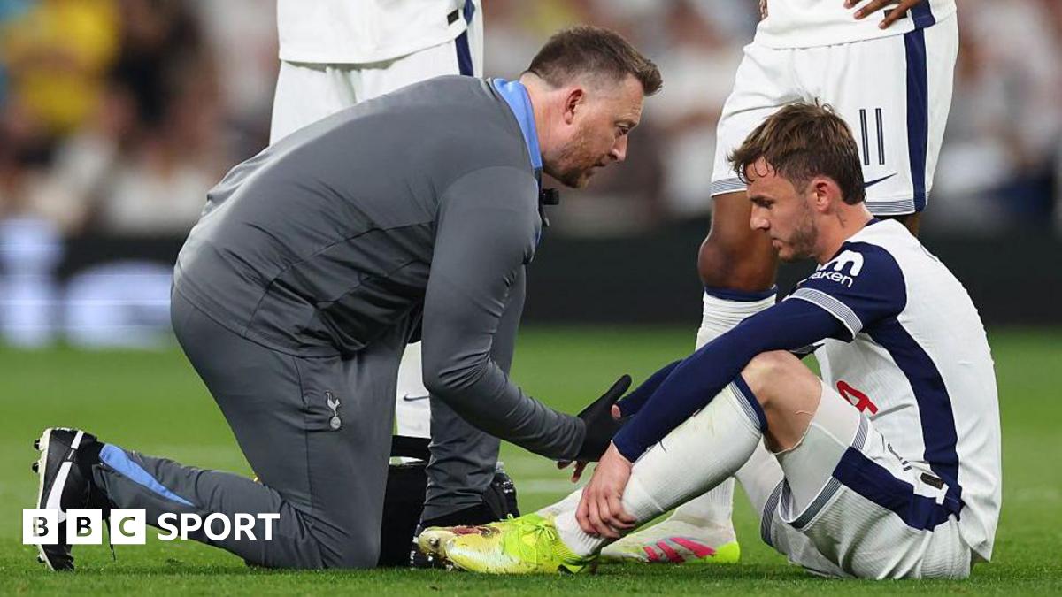 Tottenham news: Injured James Maddison a doubt for pre-season - BBC
