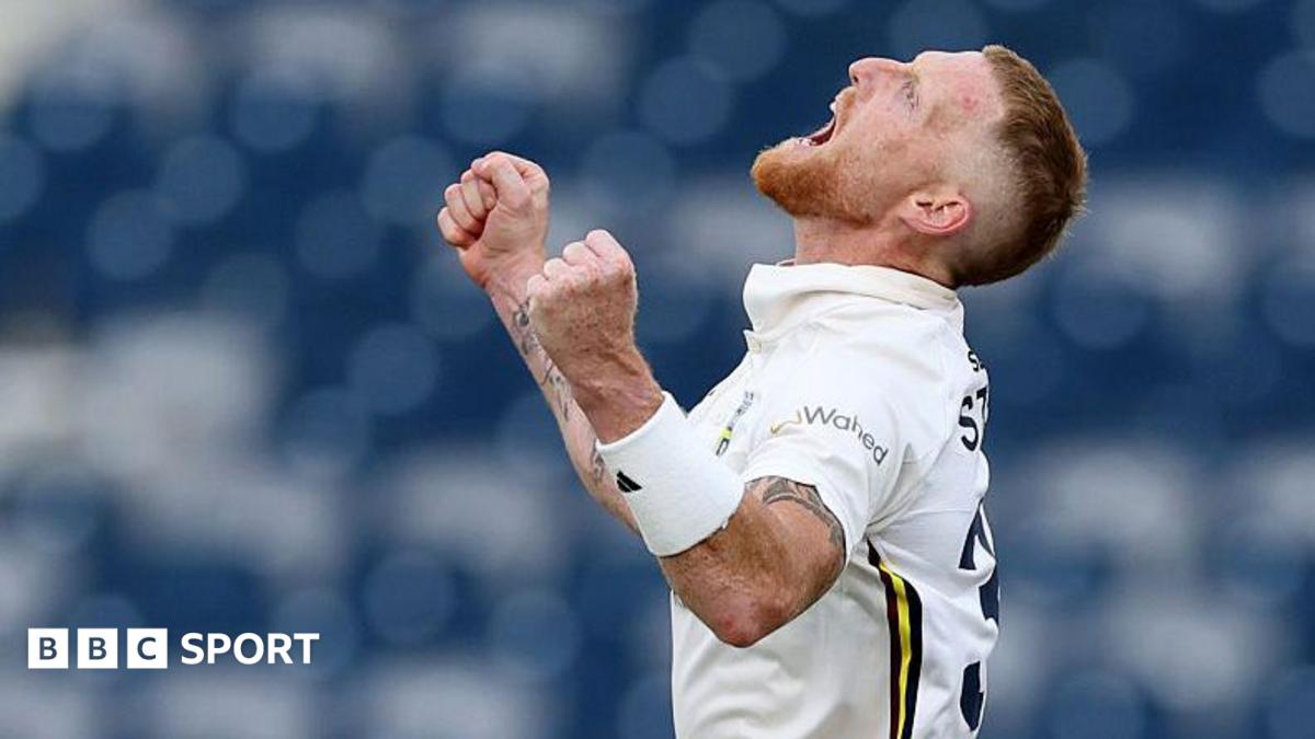 Stokes stars as leaders Durham hammer Derbyshire