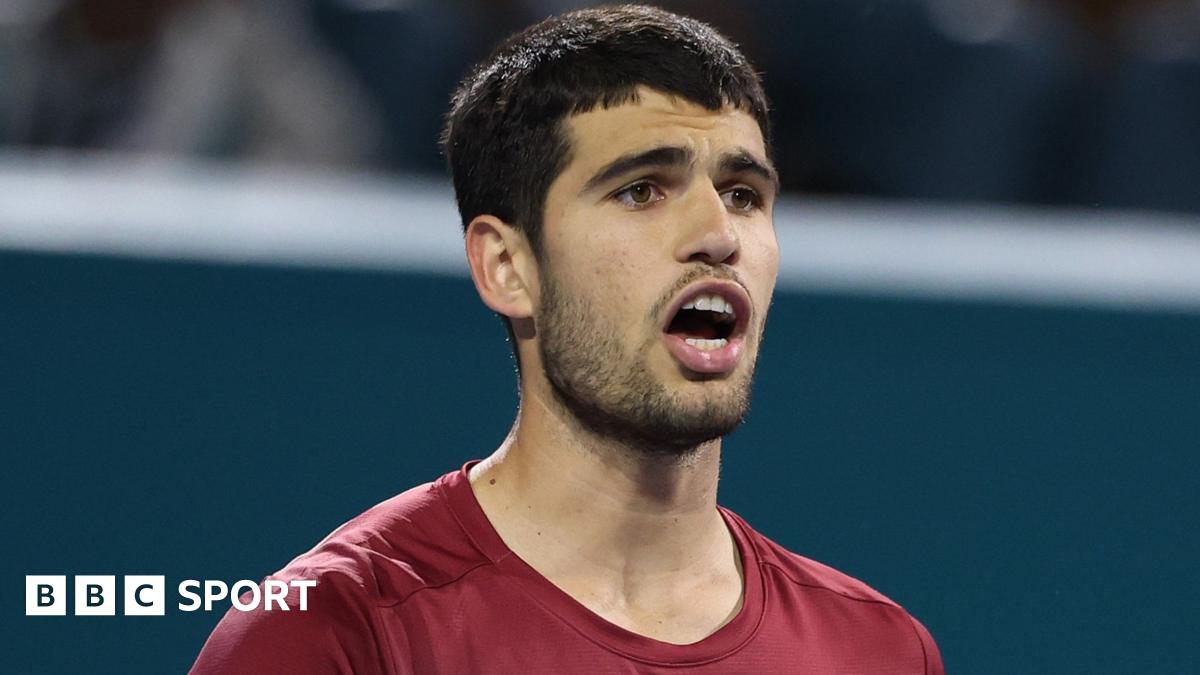 Miami Open 2025 results: Carlos Alcaraz loses to David Goffin, Novak Djokovic through thumbnail