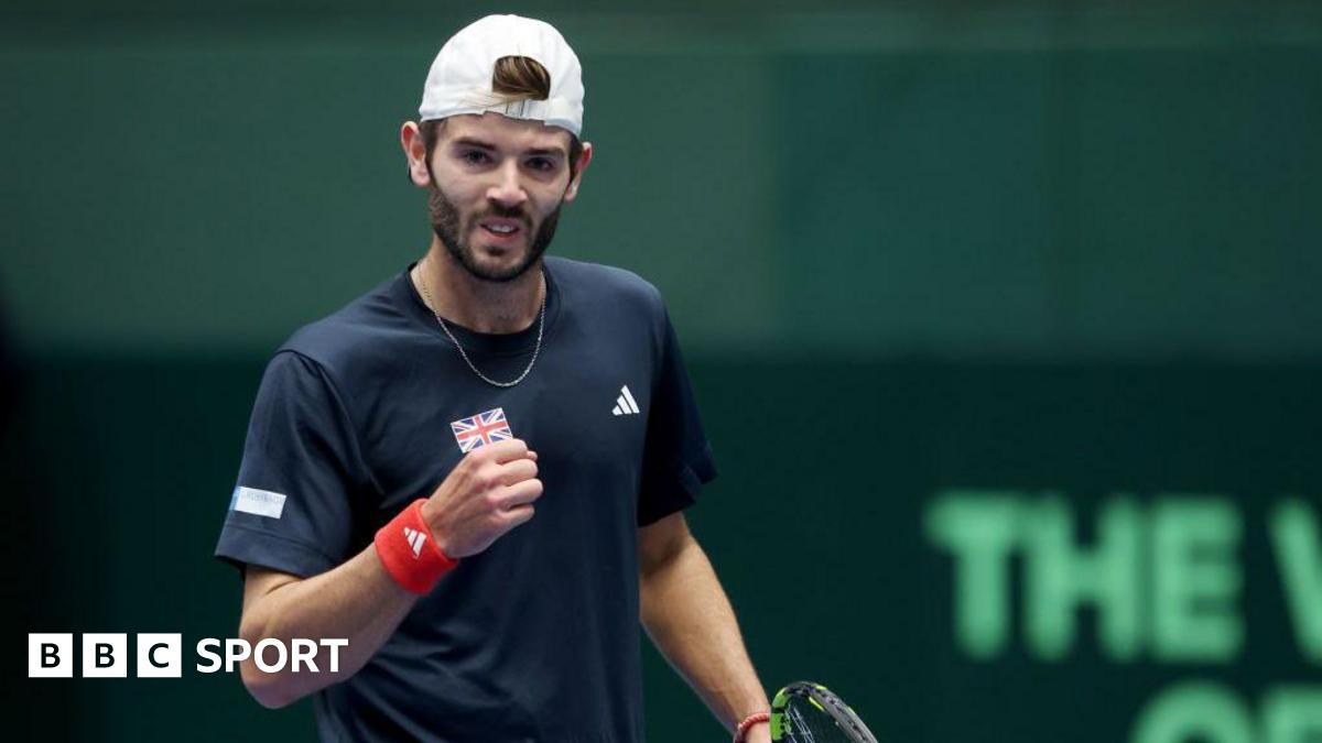 GB's Fearnley beats Nishikori to level Davis Cup tie