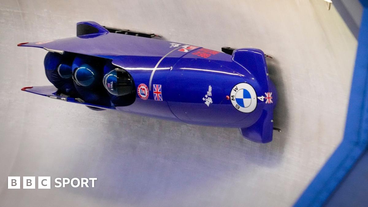 British four-man bobsleigh team third in St Moritz