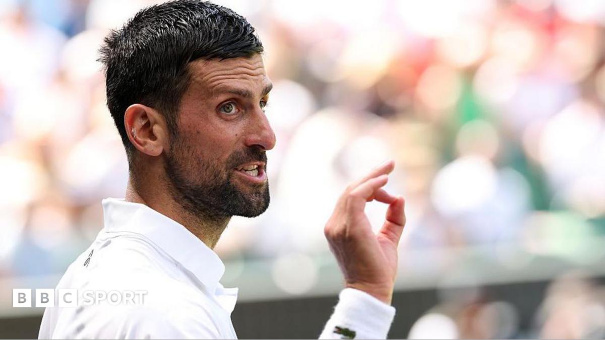 Watch Wimbledon: Djokovic taken to first-set tie-break by qualifier Safiullin