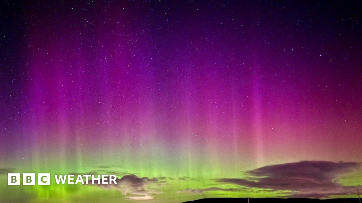 Northern lights give spectacular surprise display - BBC Weather