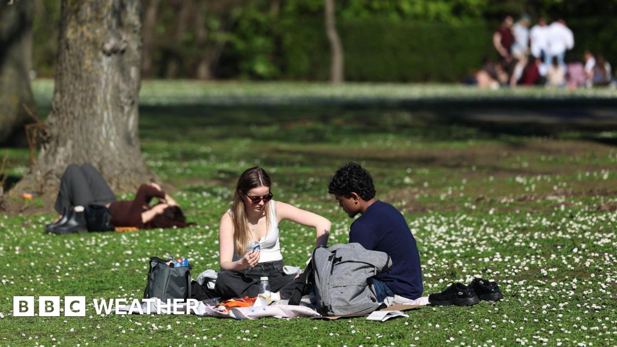 Warmest weather of the year expected with 24C on Wednesday