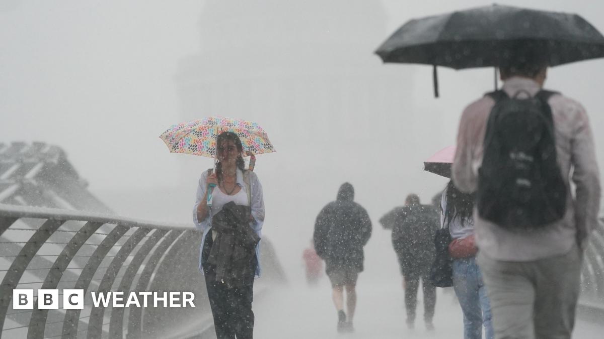 Amber weather warning issued as thunderstorms and flooding to cause significant disruption